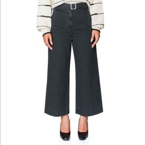 Proenza Schouler White Label Belted washed cotton pants
